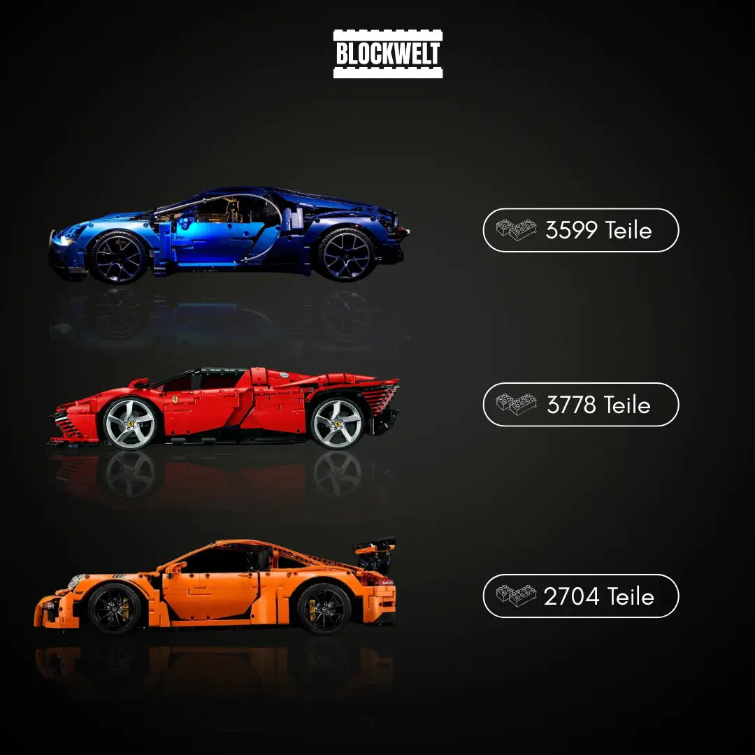 Collezione definitiva di supercar – Chiron | Daytona SP3 | 911 GT3 RS