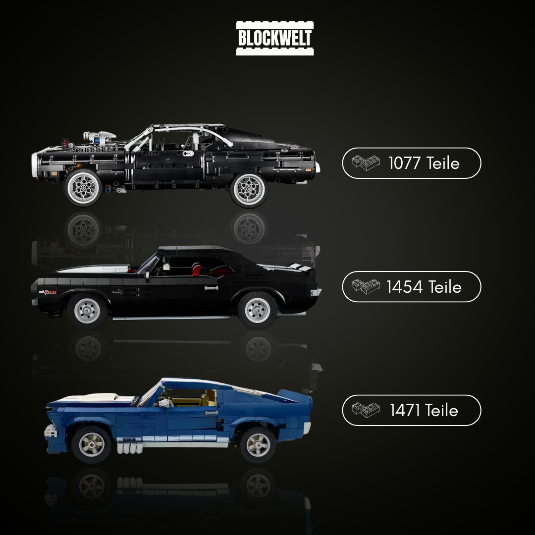 Collezione definitiva di muscle car – Charger (Fast &amp; Furious) | Camaro Z/28 (1969) | mustang