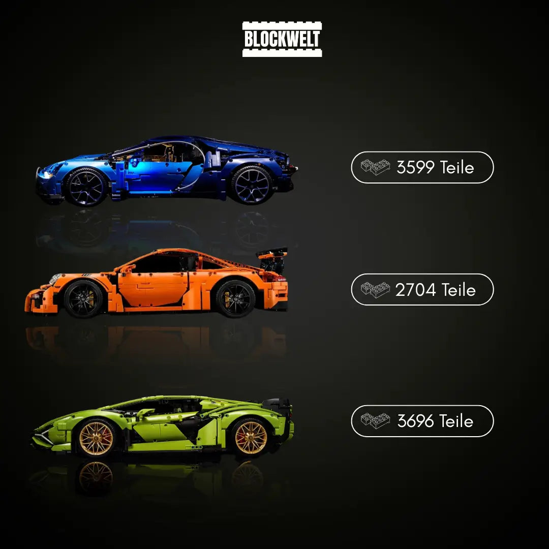 Collezione definitiva di supercar – Chiron | 911 GT3RS| Sián FKP 37